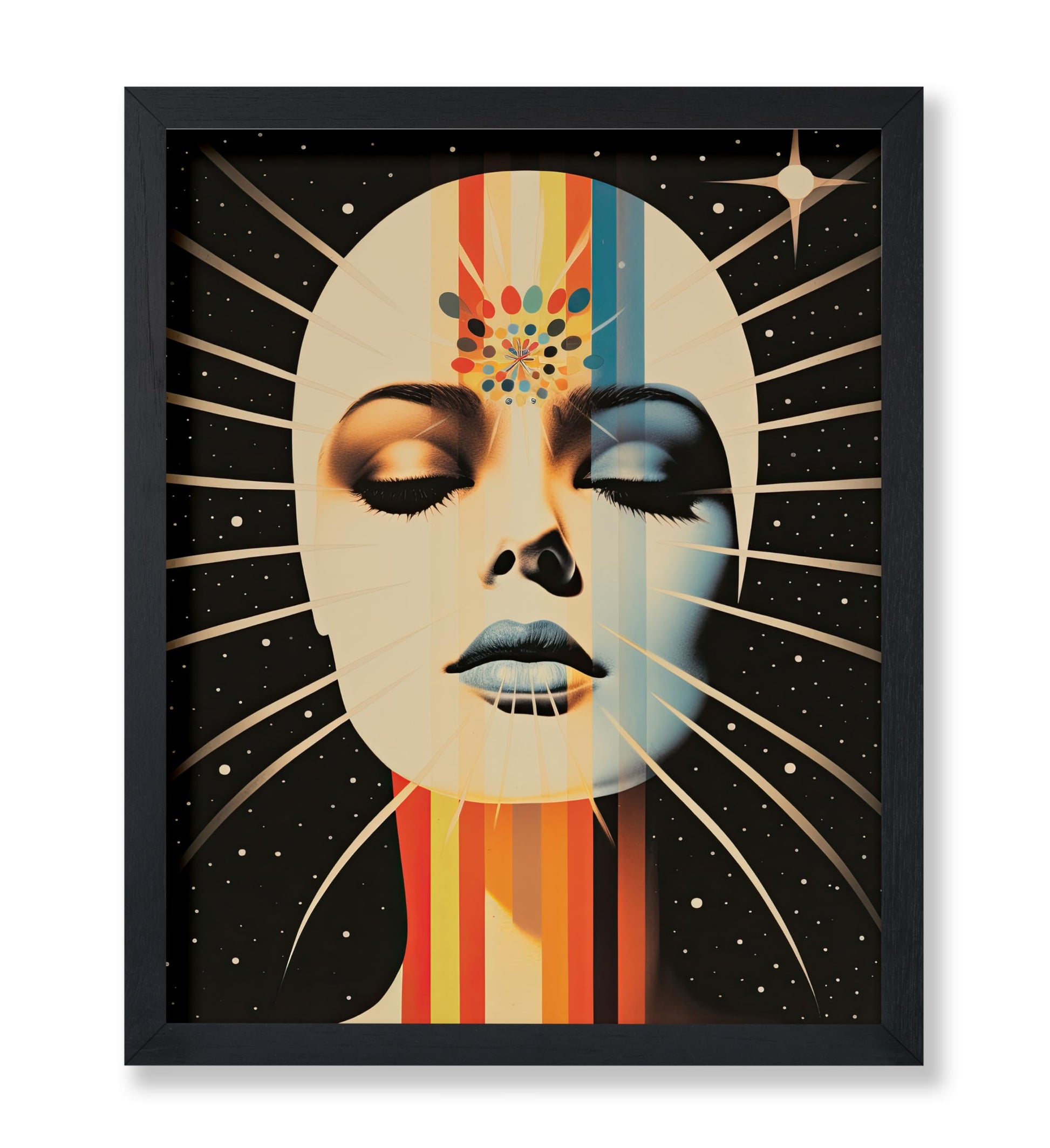 Trippy Woman Portrait No8