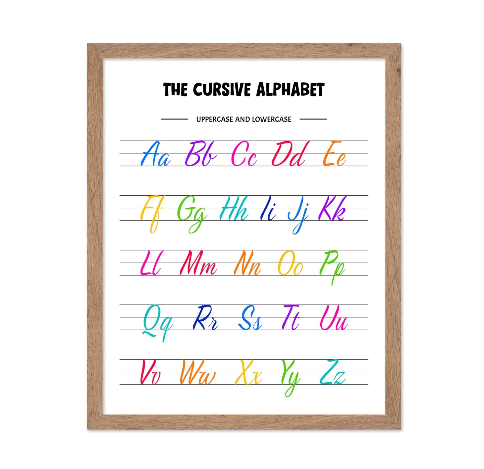 Cursive Alphabet