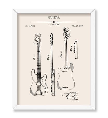 Electric Guitar Blueprint No1