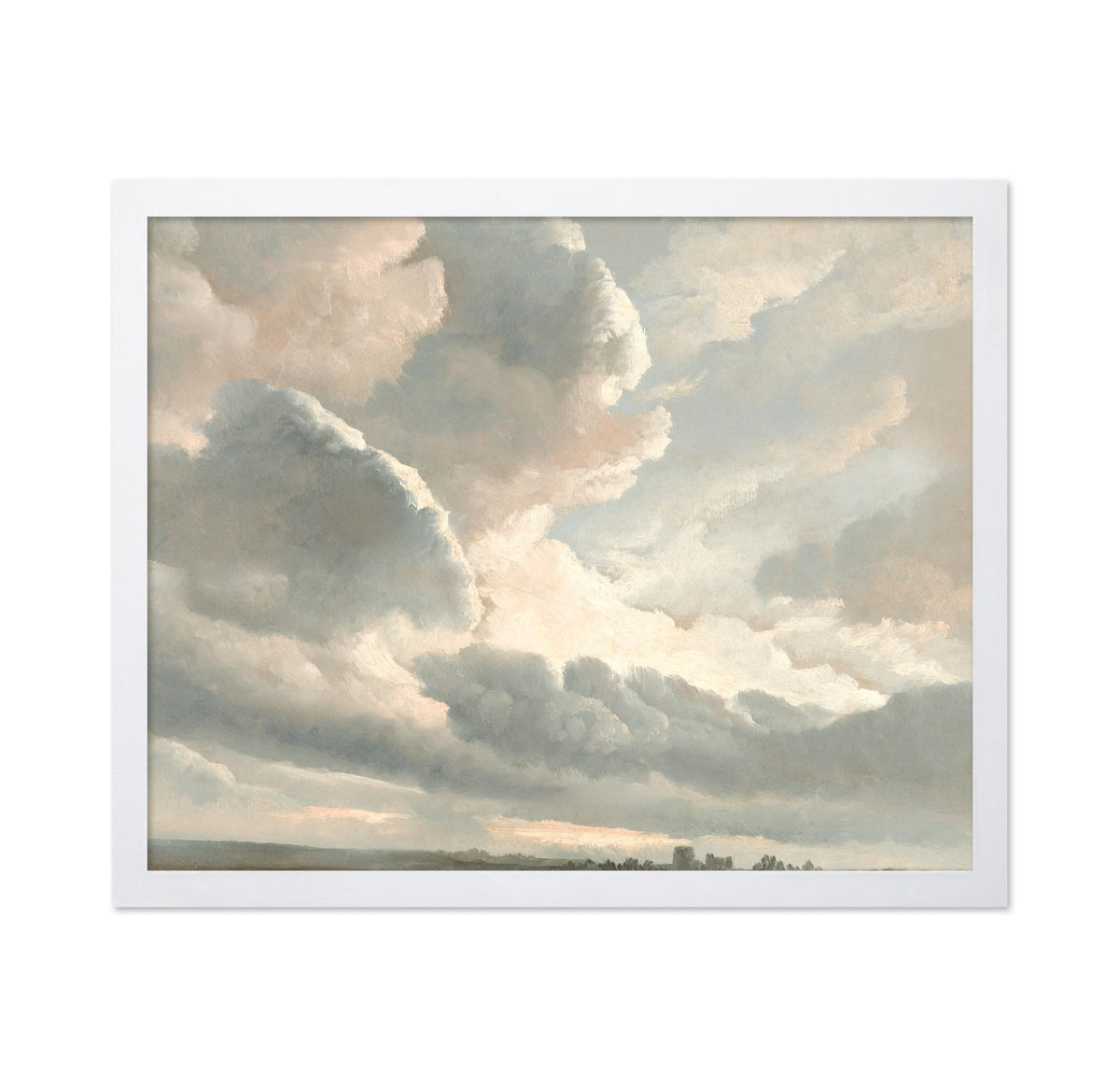Study of Clouds with a Sunset