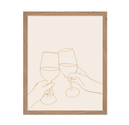 Cheers Line Drawing No3