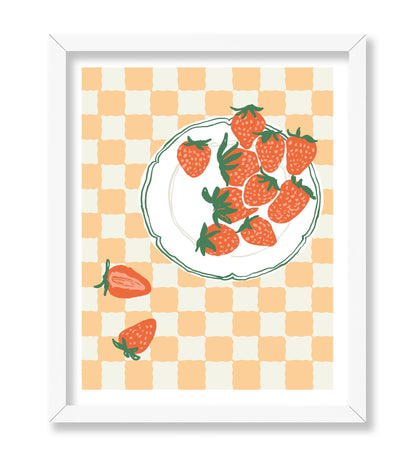 Strawberries on a Plate