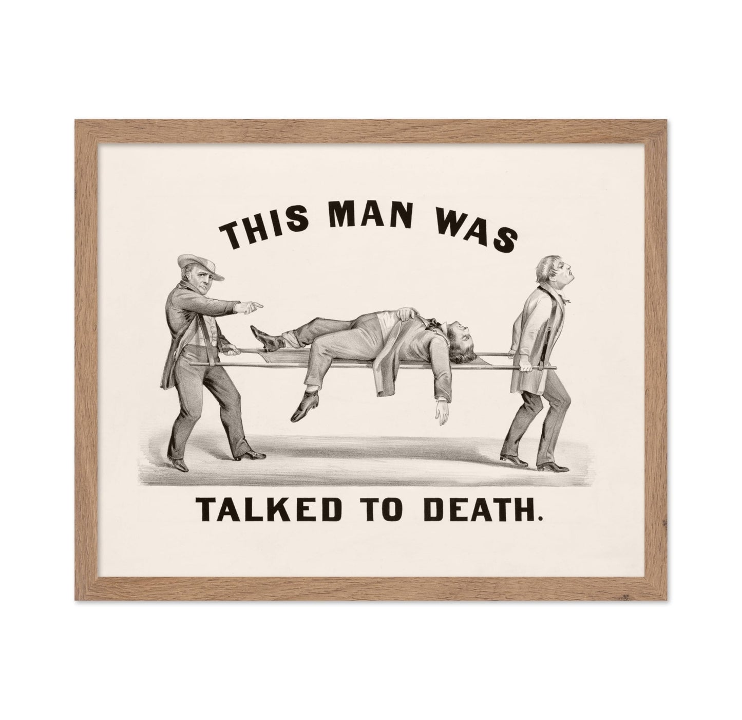This Man Was Talked To Death