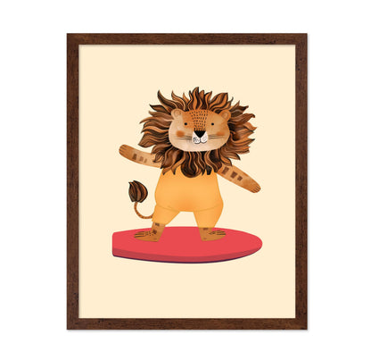 Surfing Lion