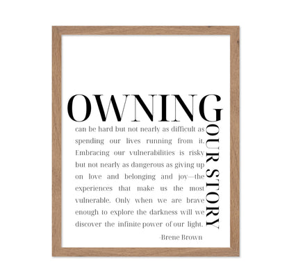 Owning Our Story