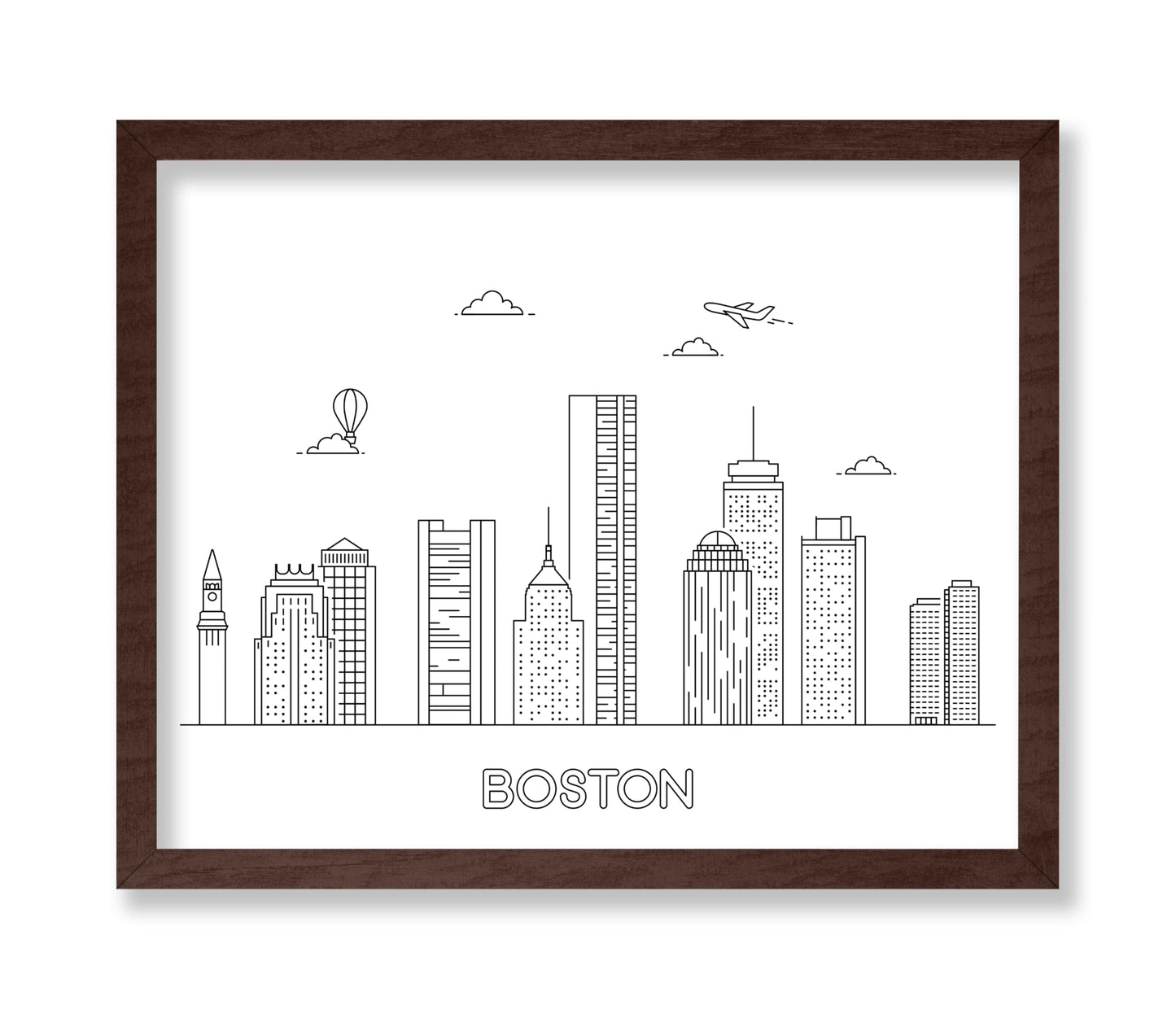 Boston Skyline No2