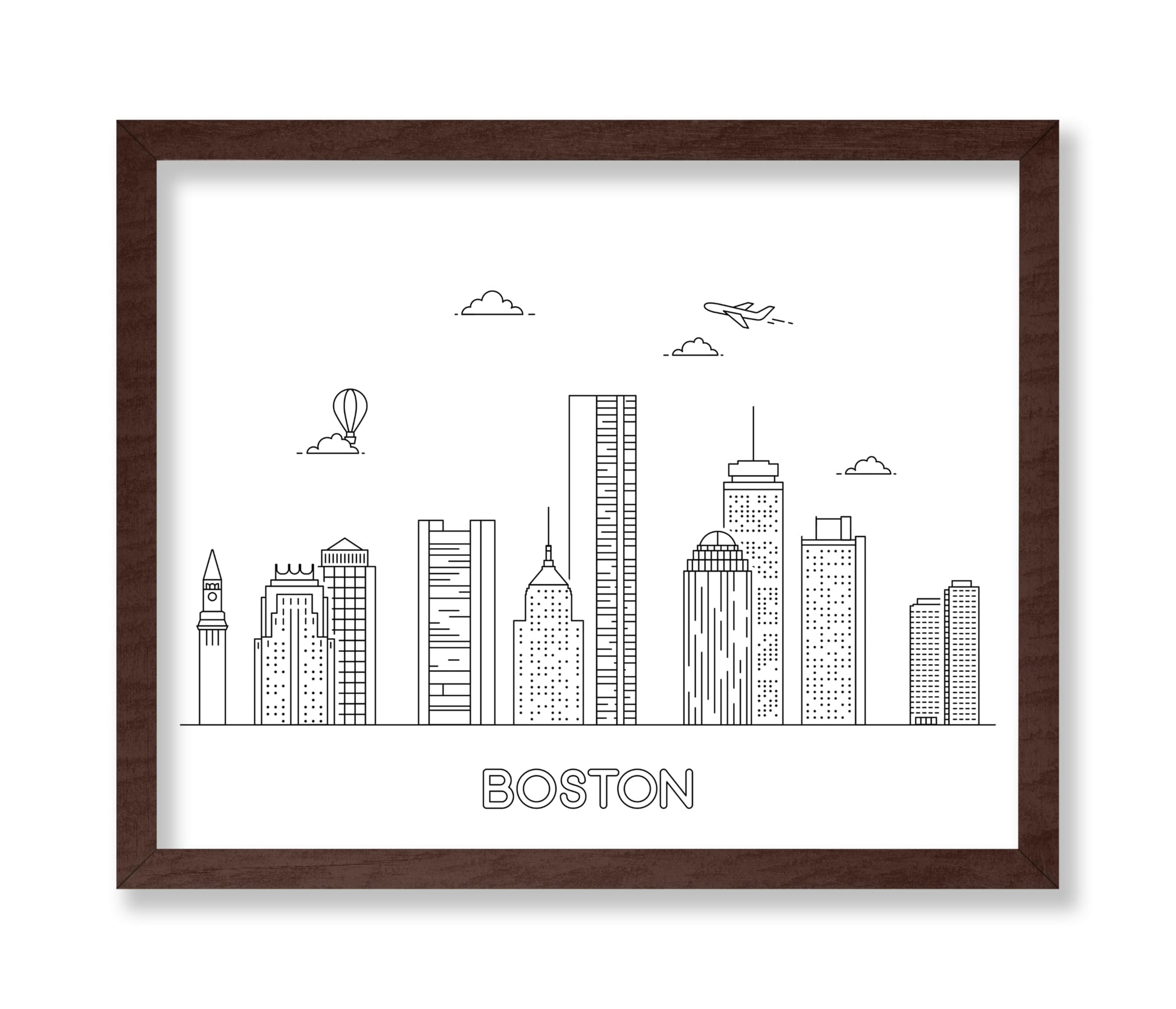 Boston Skyline No2