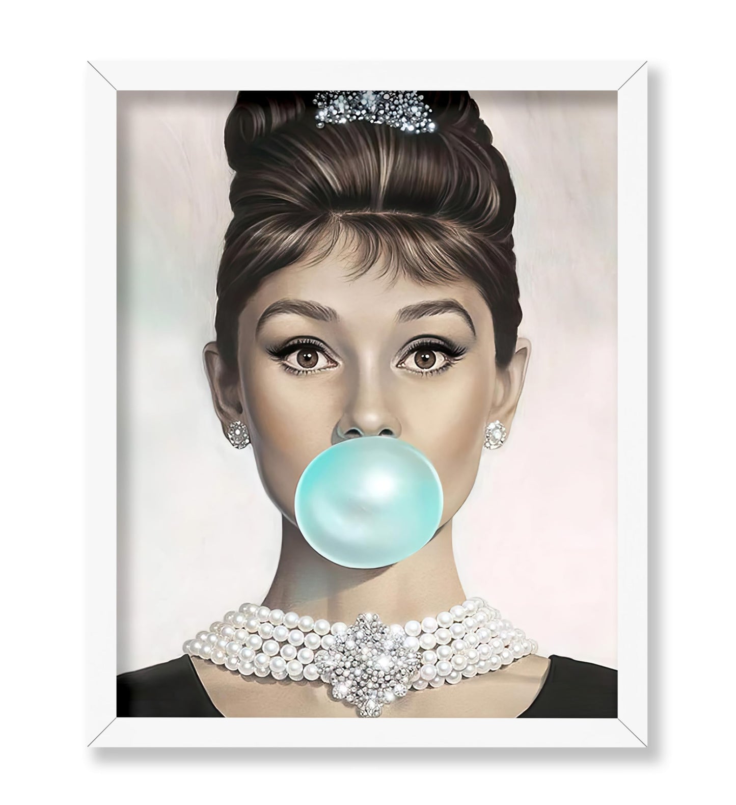 Audrey Teal Bubble Gum No2