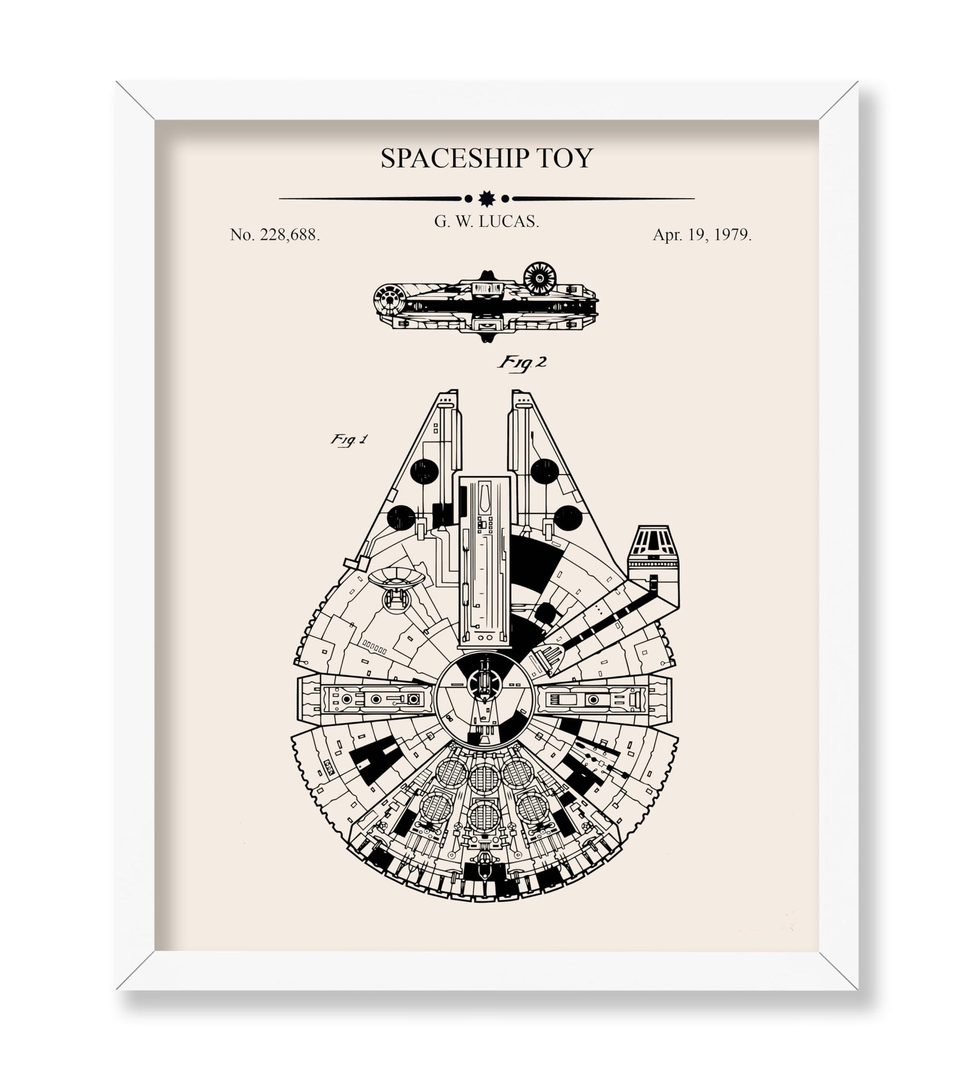 Fighter Spaceship Blueprint