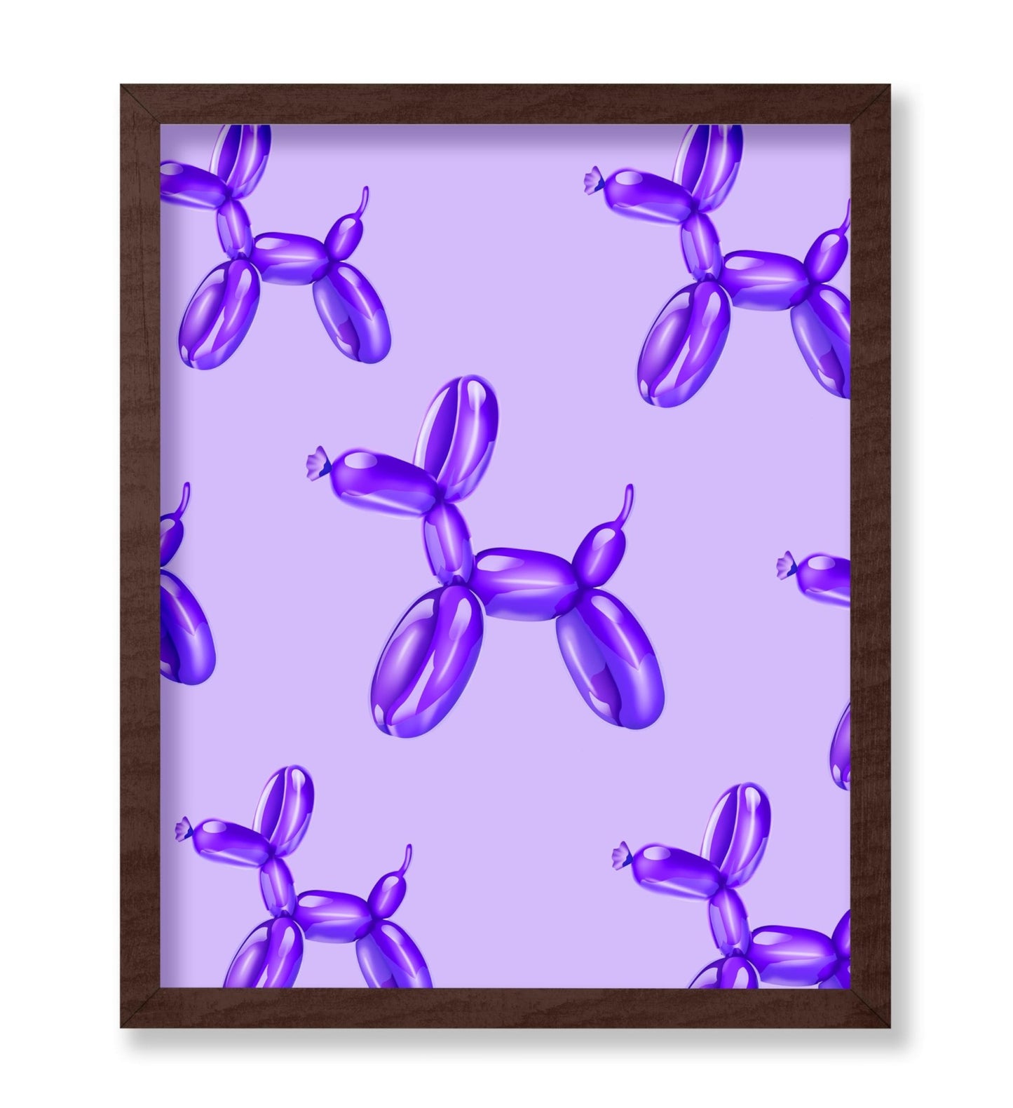 Purple Balloon Dogs