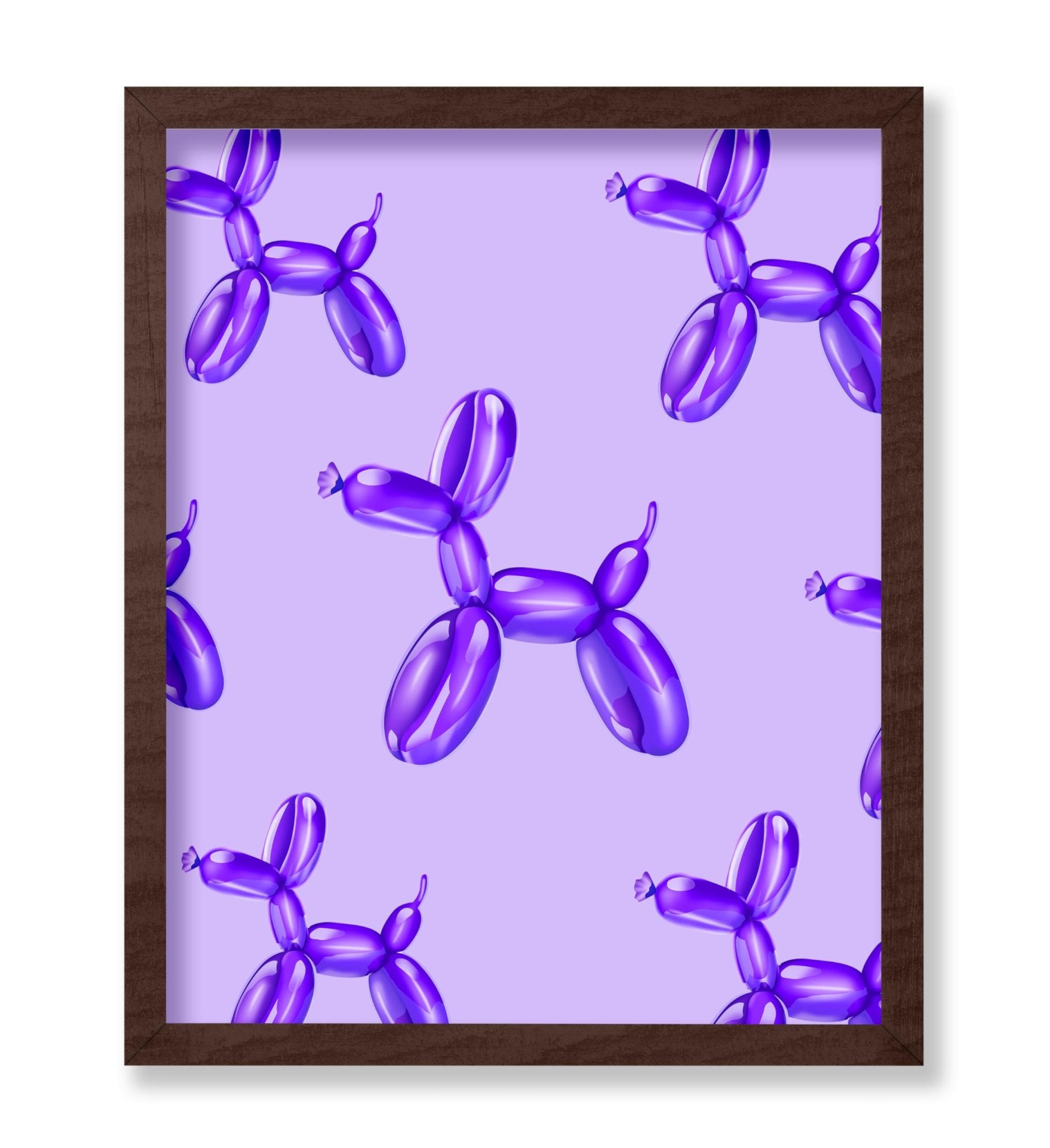 Purple Balloon Dogs