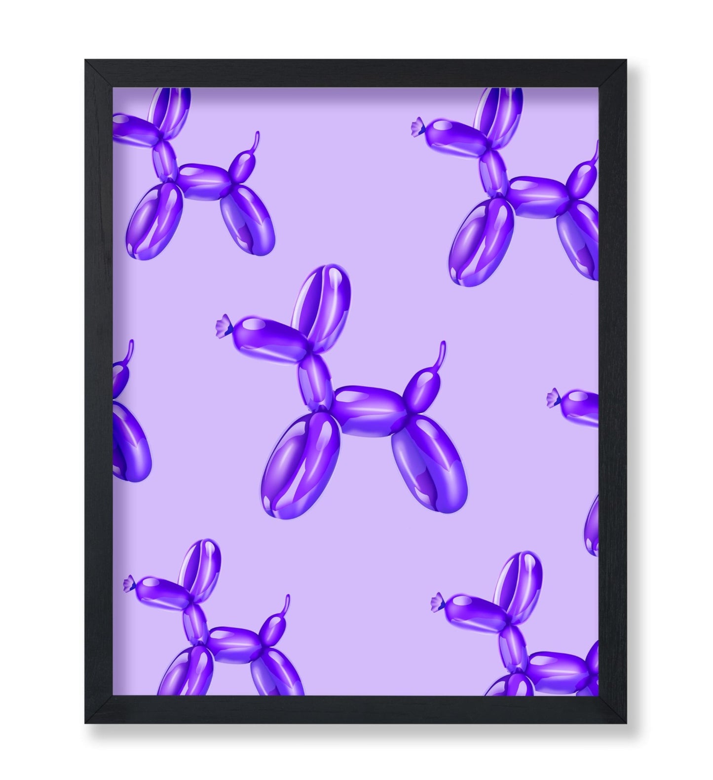 Purple Balloon Dogs