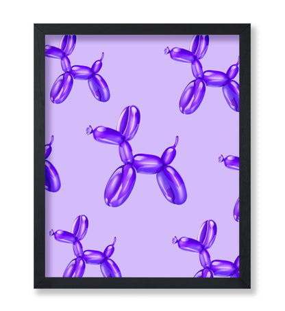 Purple Balloon Dogs