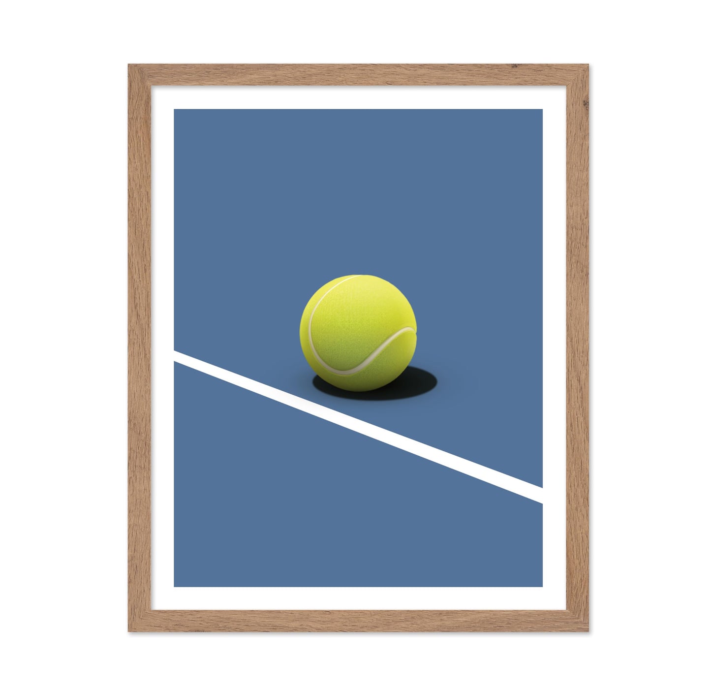 Blue Tennis Court