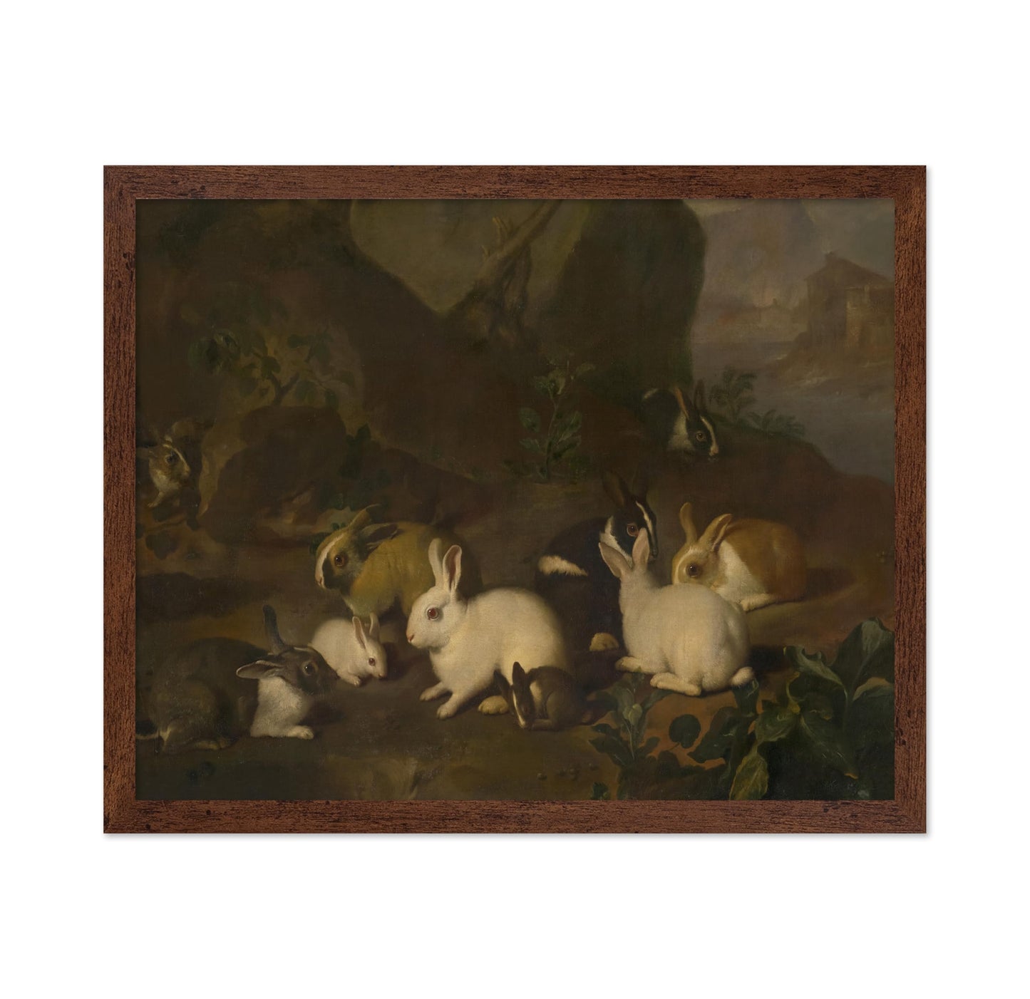 Landscape with Hares