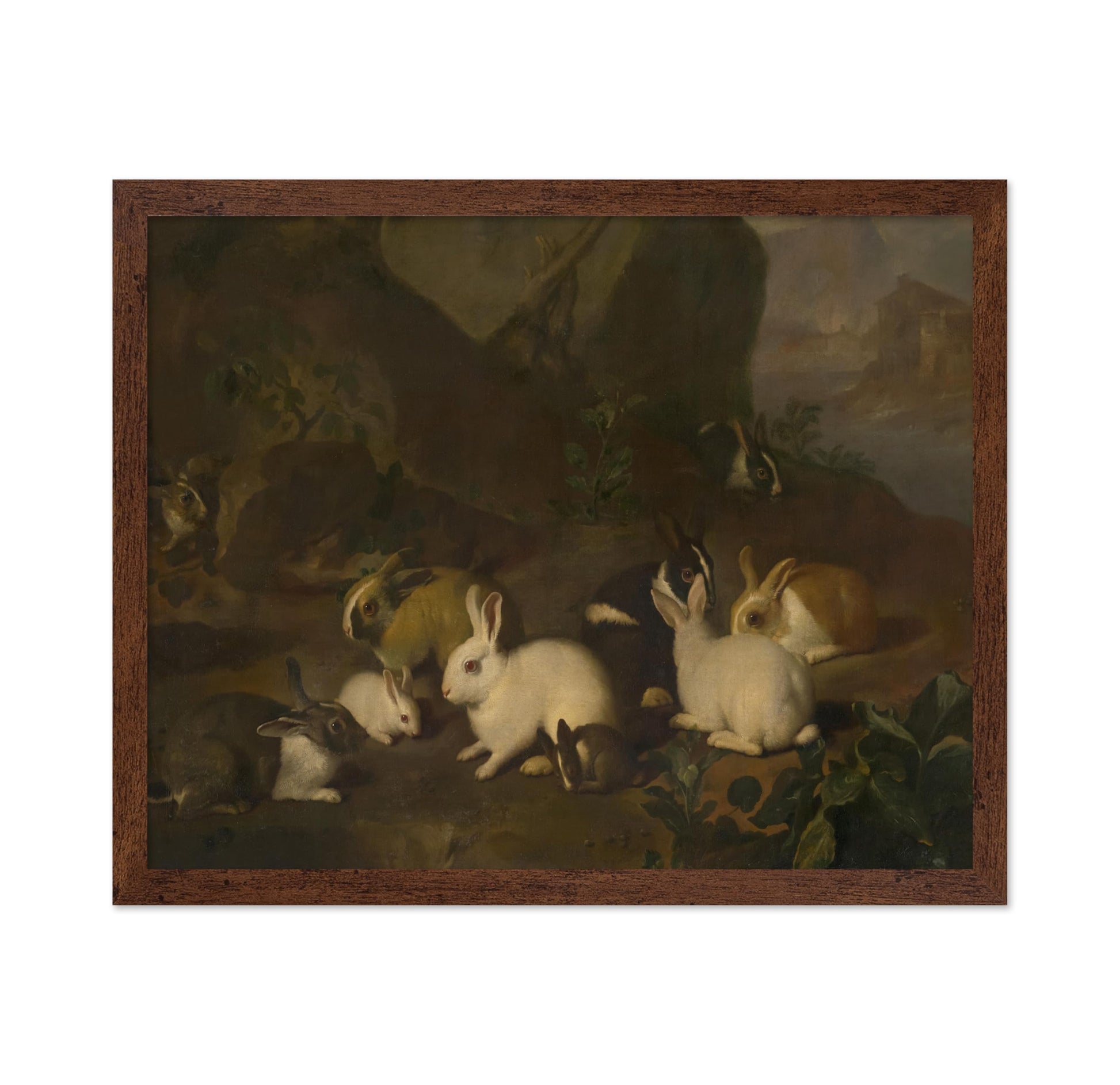 Landscape with Hares