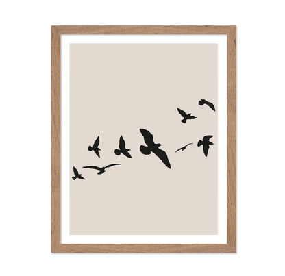 Flying Birds Silhouette