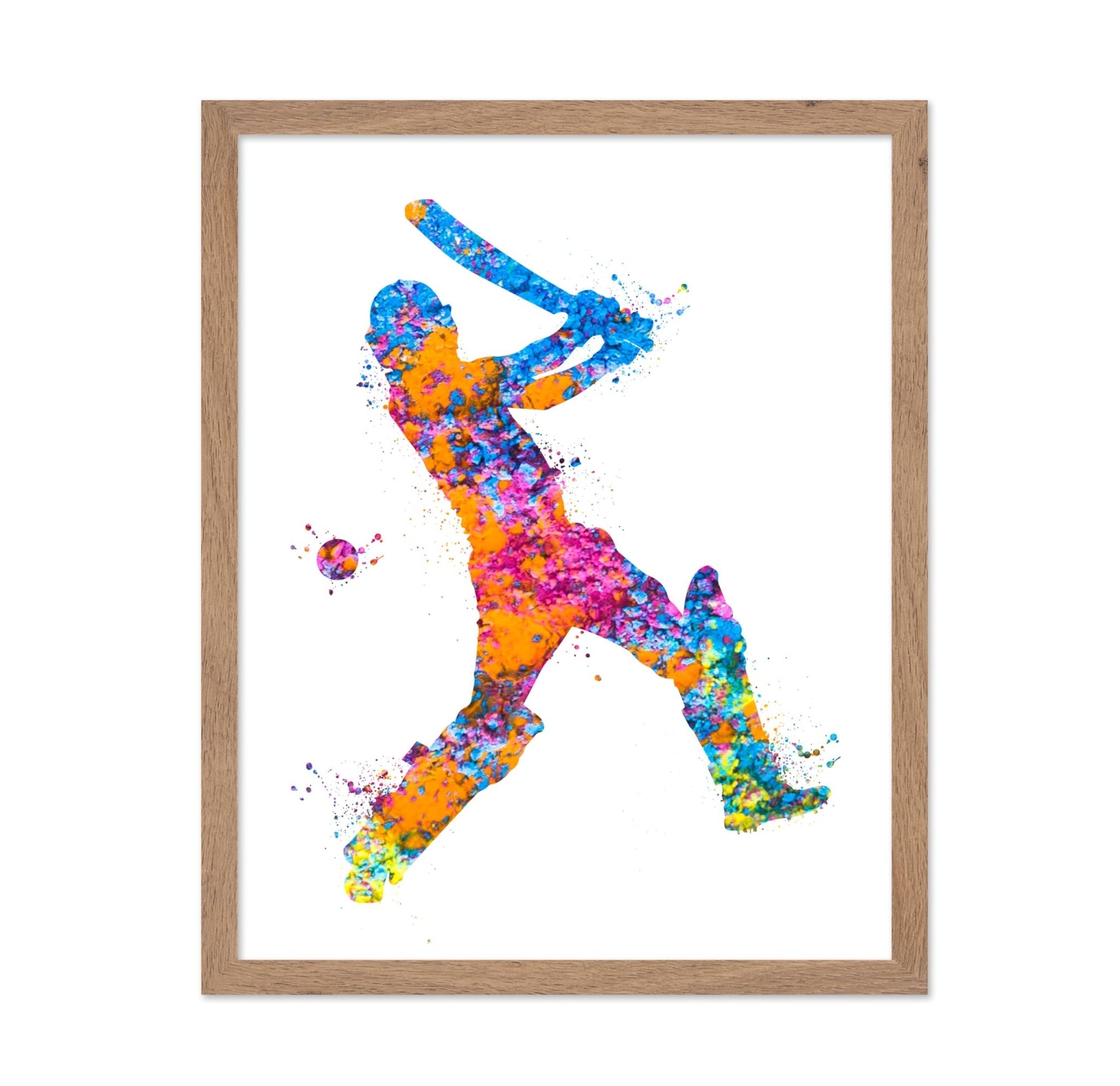 Watercolor Cricket