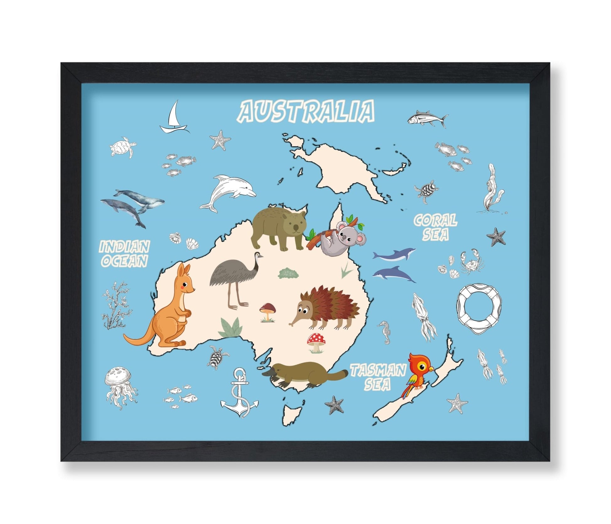 Animal Map of Australia