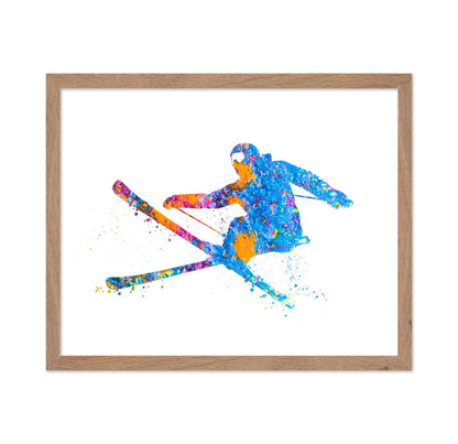 Watercolor Ski No2