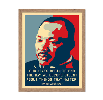 Martin Luther King - The Day We Become Silent