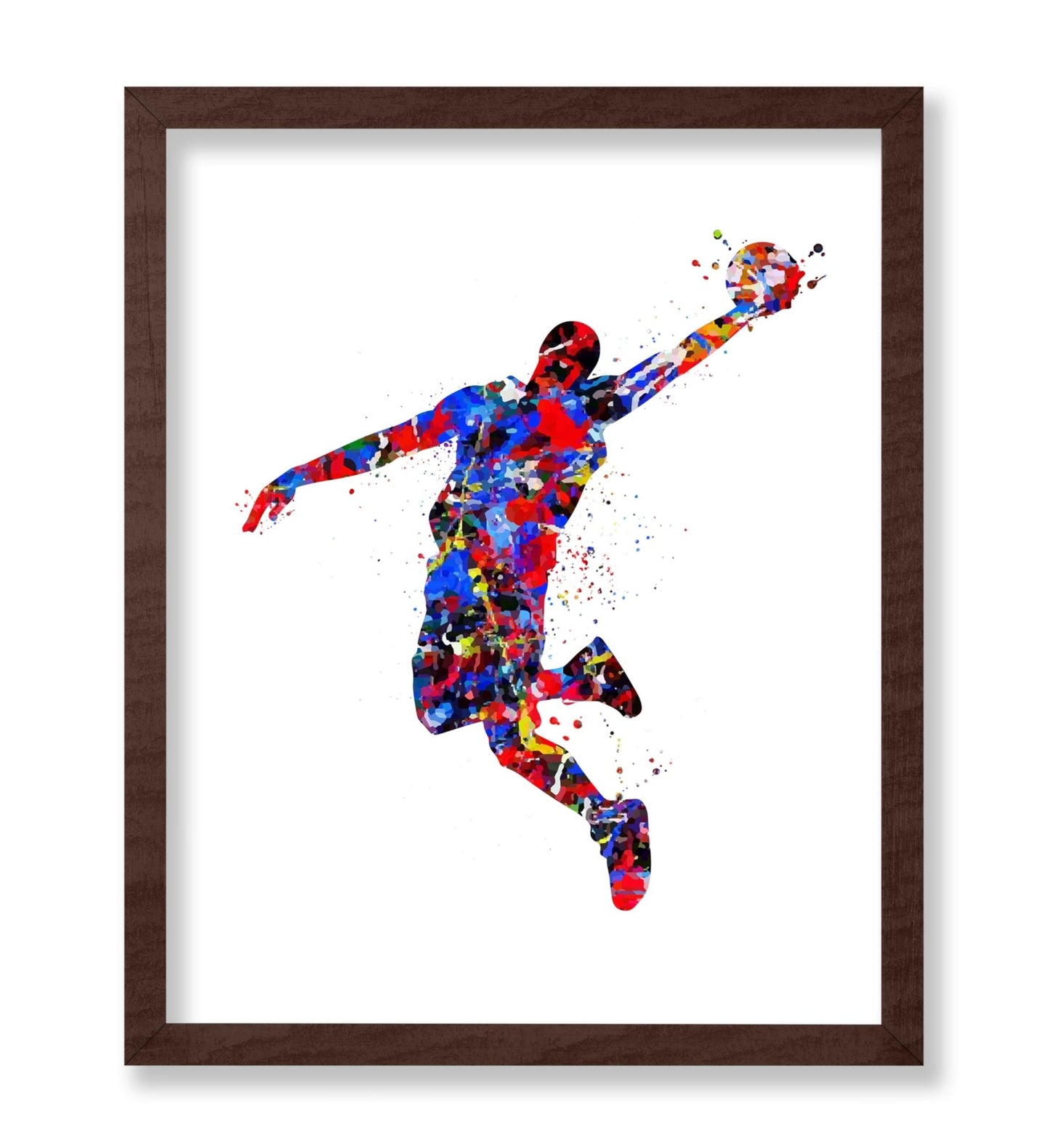 Watercolor Basketball No2