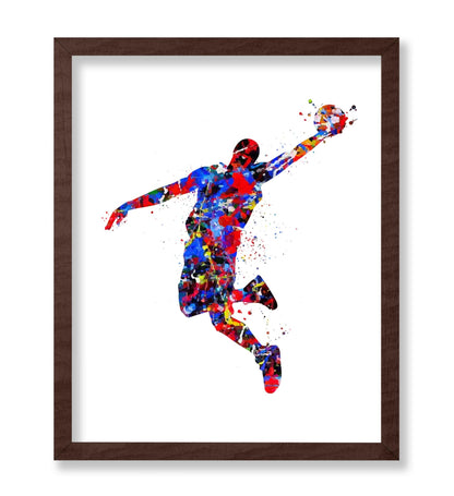 Watercolor Basketball No2