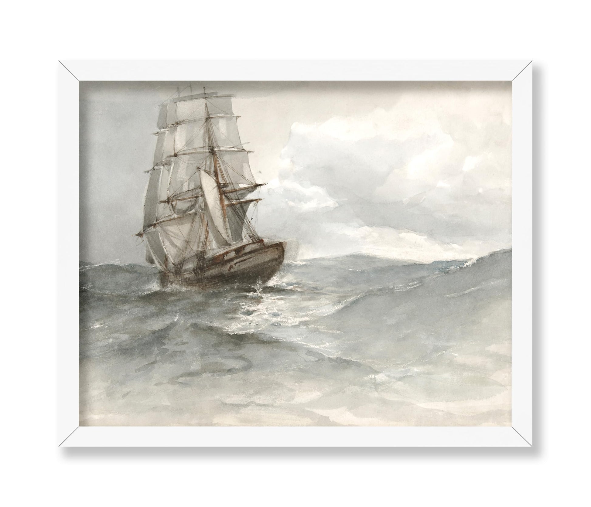 Albert Ernest Markes - Ship at Sea