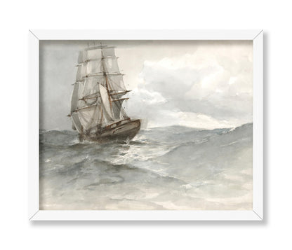 Albert Ernest Markes - Ship at Sea