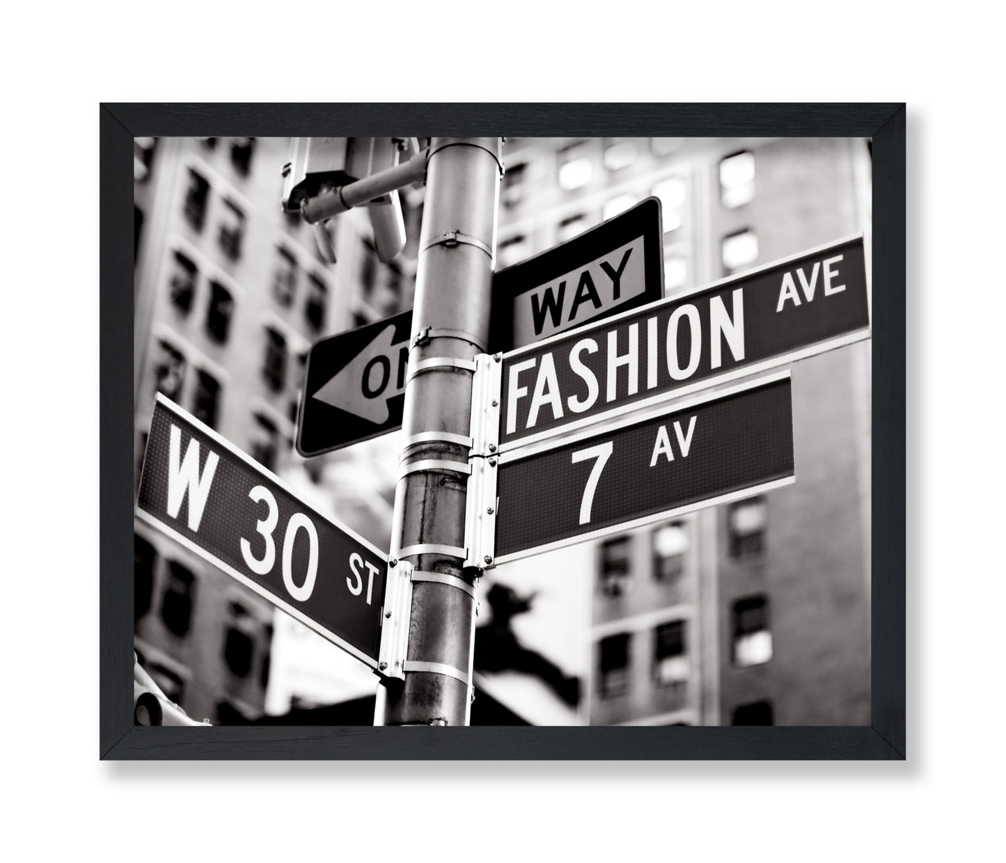 Fashion Avenue Street Sign