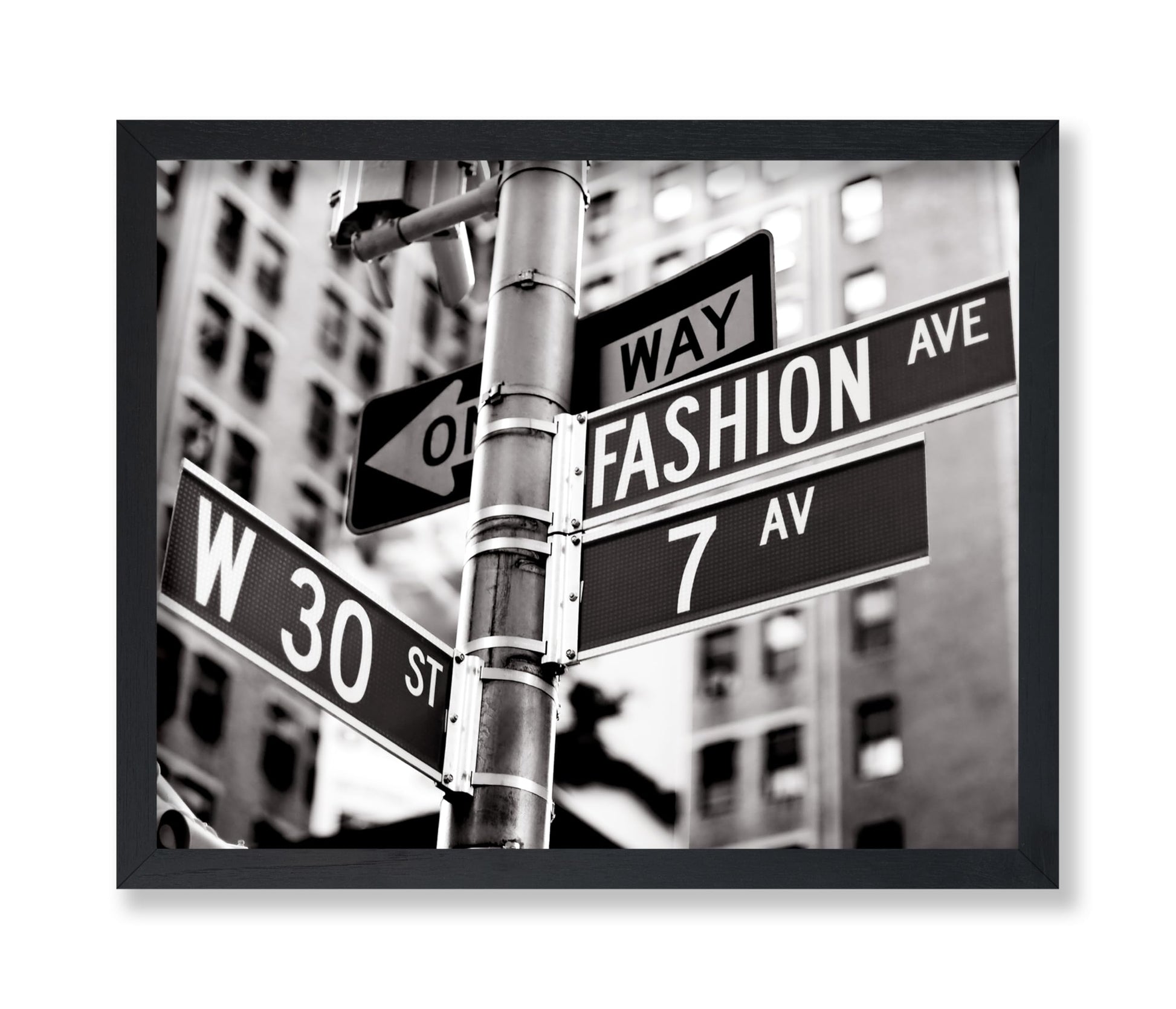 Fashion Avenue Street Sign