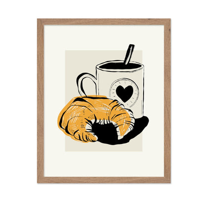 Coffee and Croissant No1