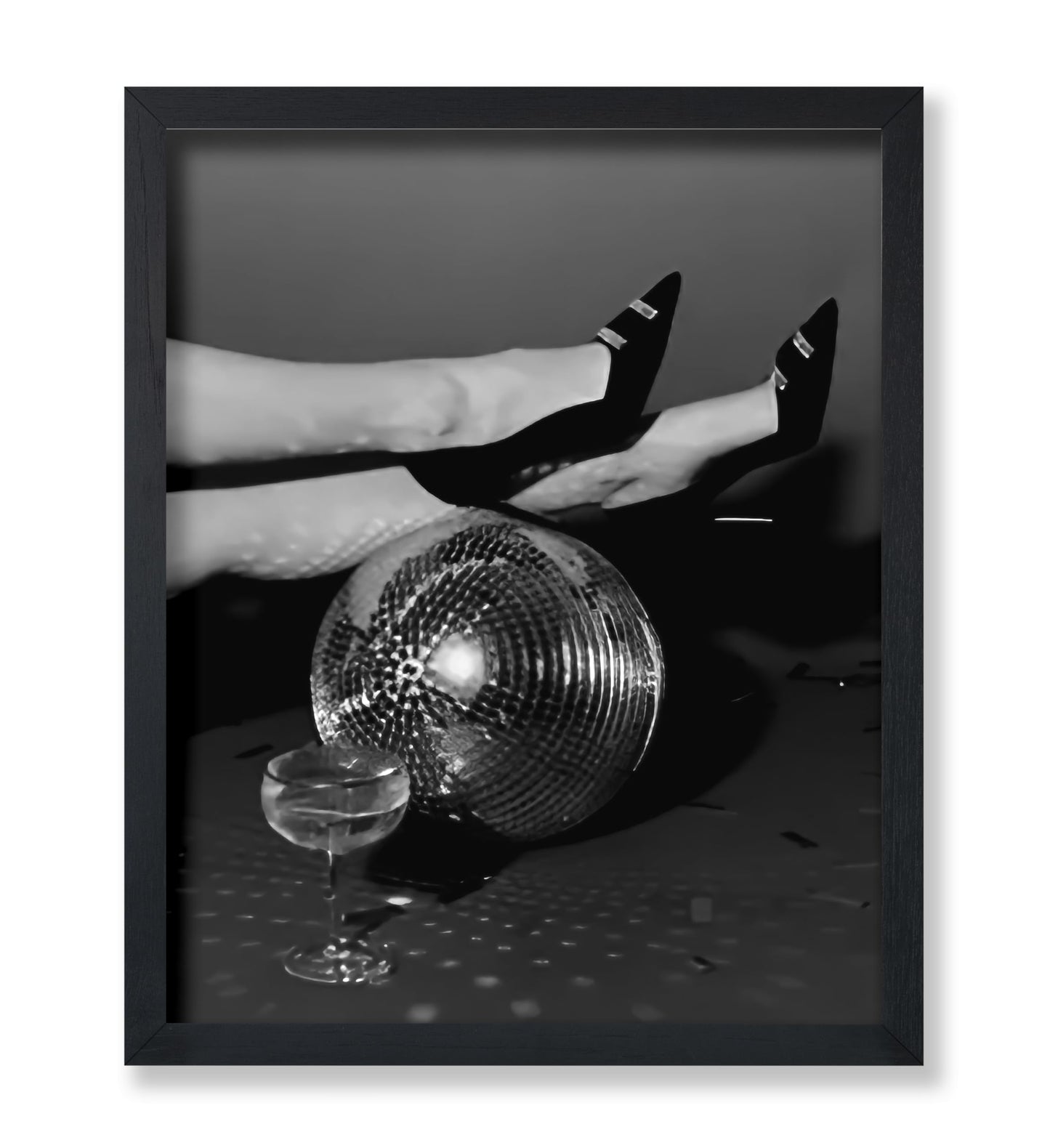 High Heels on Disco Ball No3