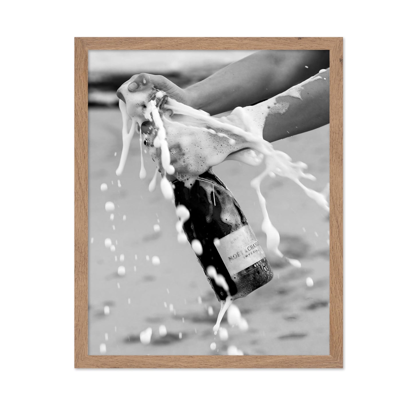 Popping Champagne Bottle