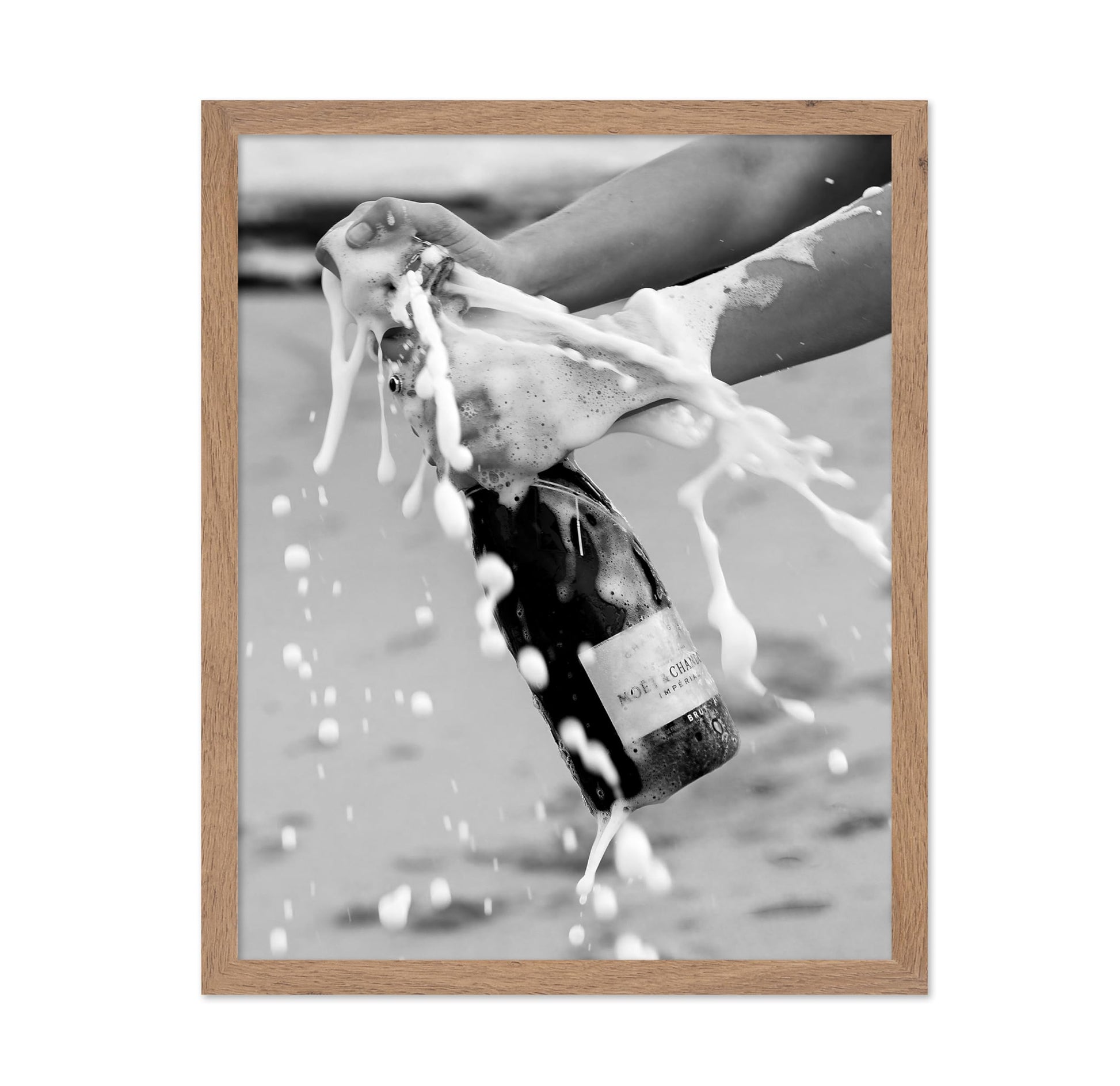 Popping Champagne Bottle