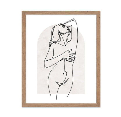Woman Body Outline No19
