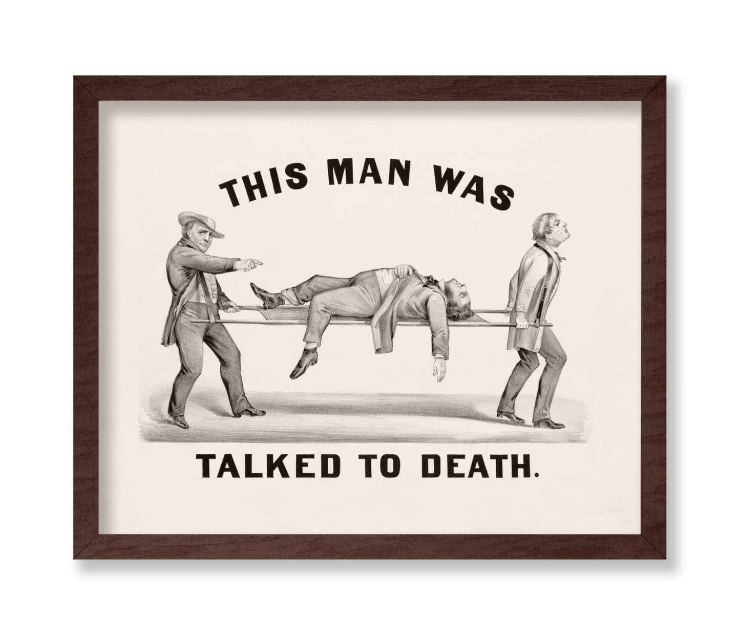 This Man Was Talked To Death