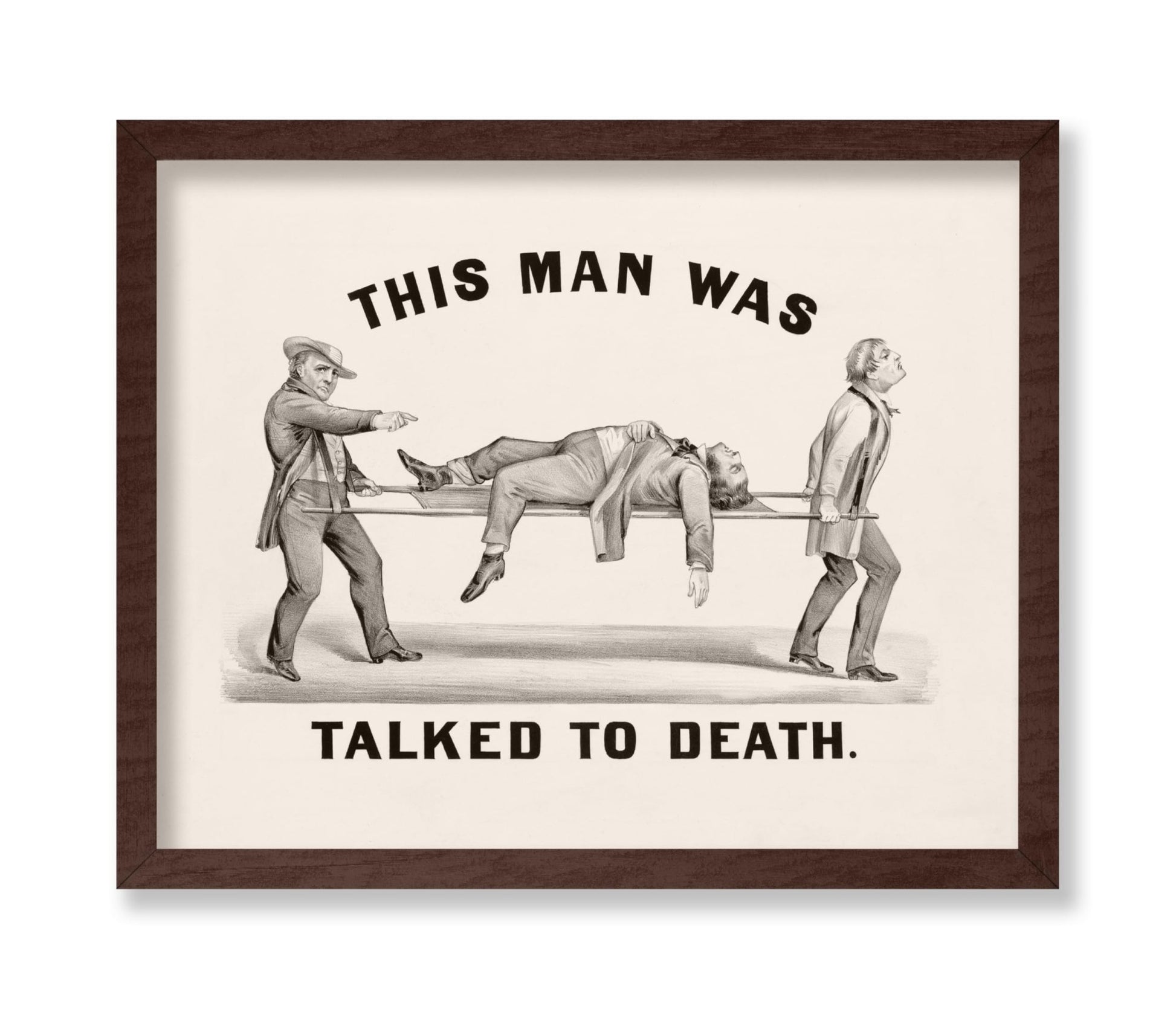 This Man Was Talked To Death