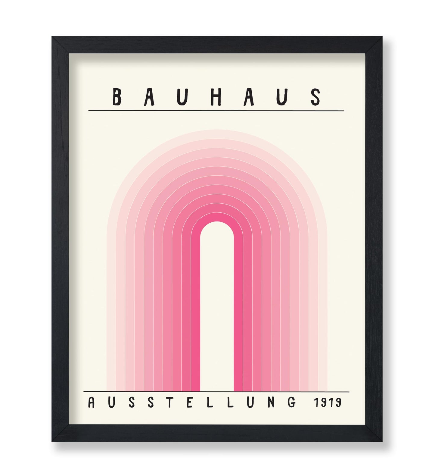 Pink Bauhaus Ausstellung 1919