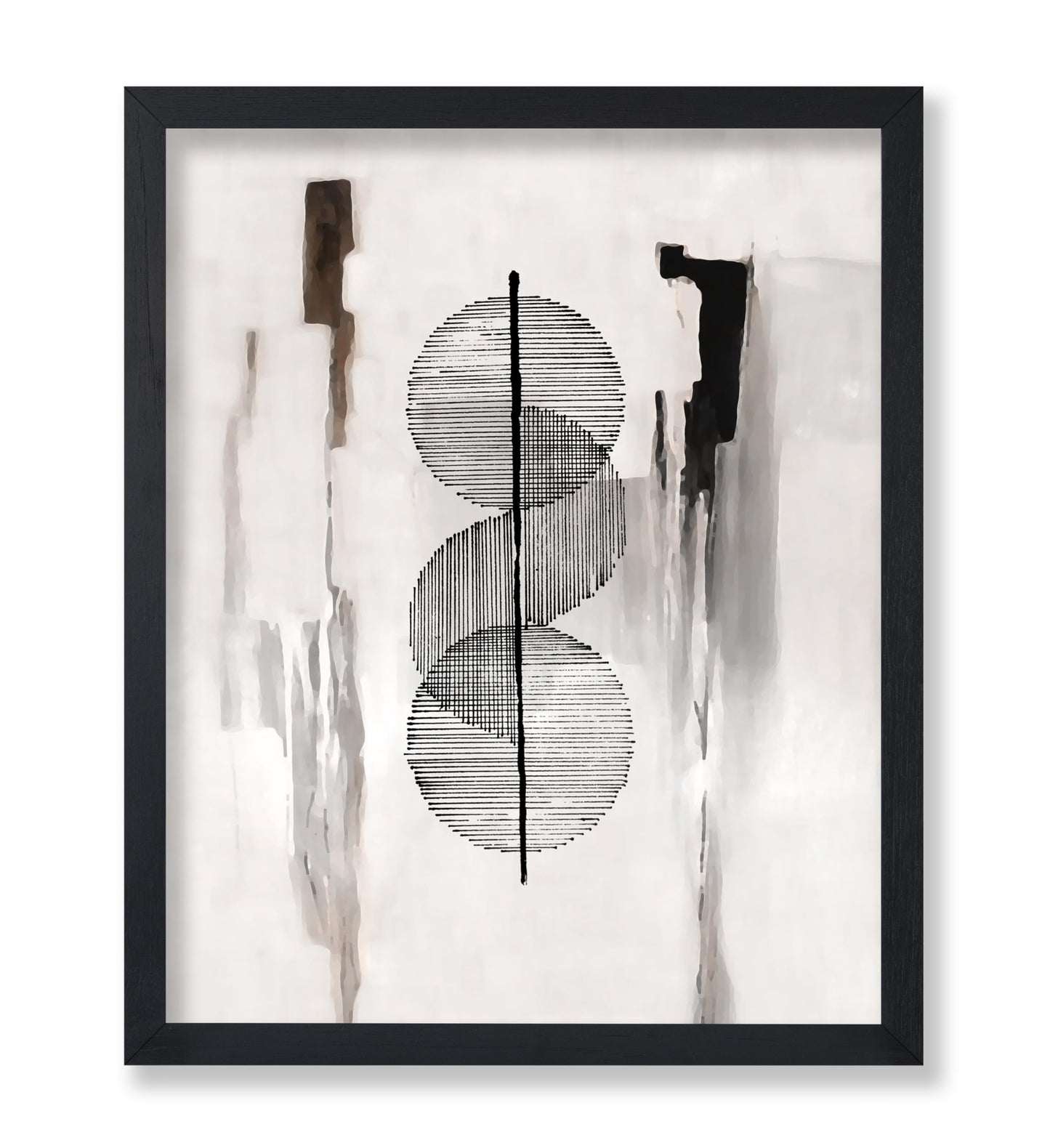 Line on Ink Wash