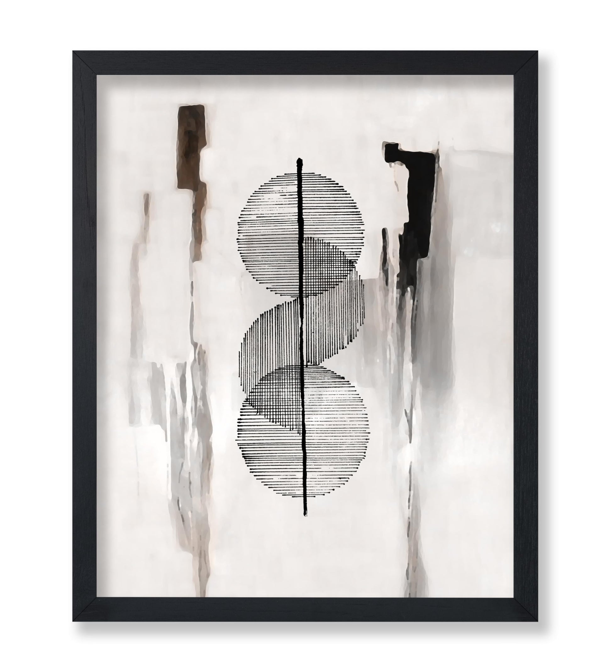 Line on Ink Wash