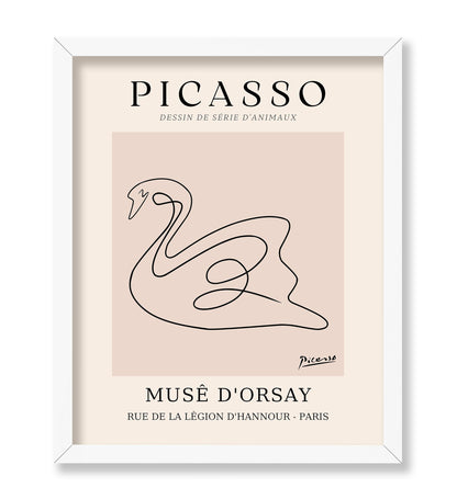 Picasso - One Line Swan Drawing