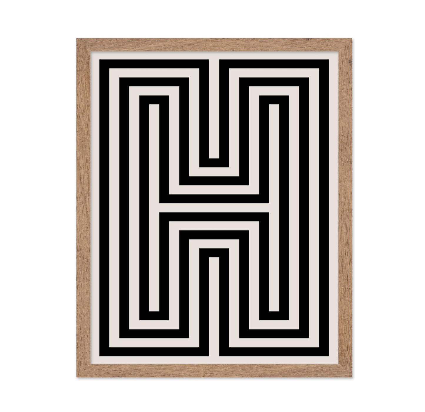 Abstract Letter H
