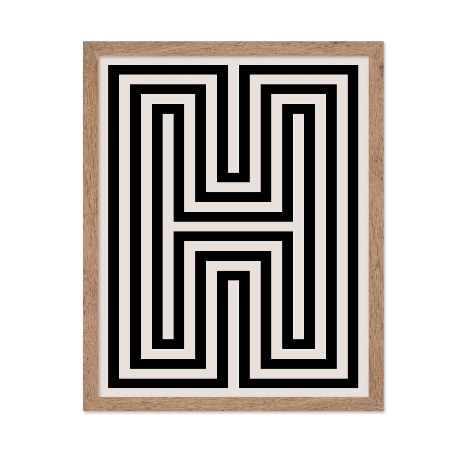 Abstract Letter H