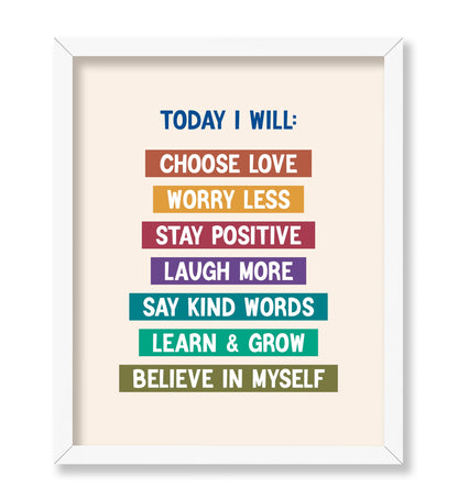 Today I Will