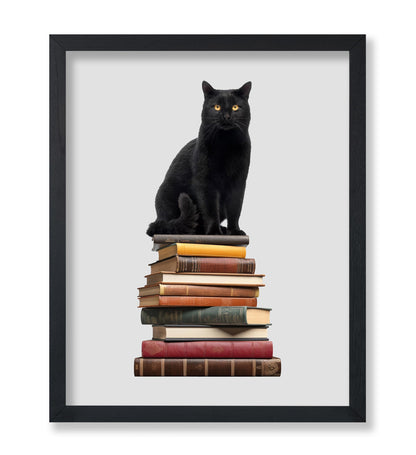 Cat & Books