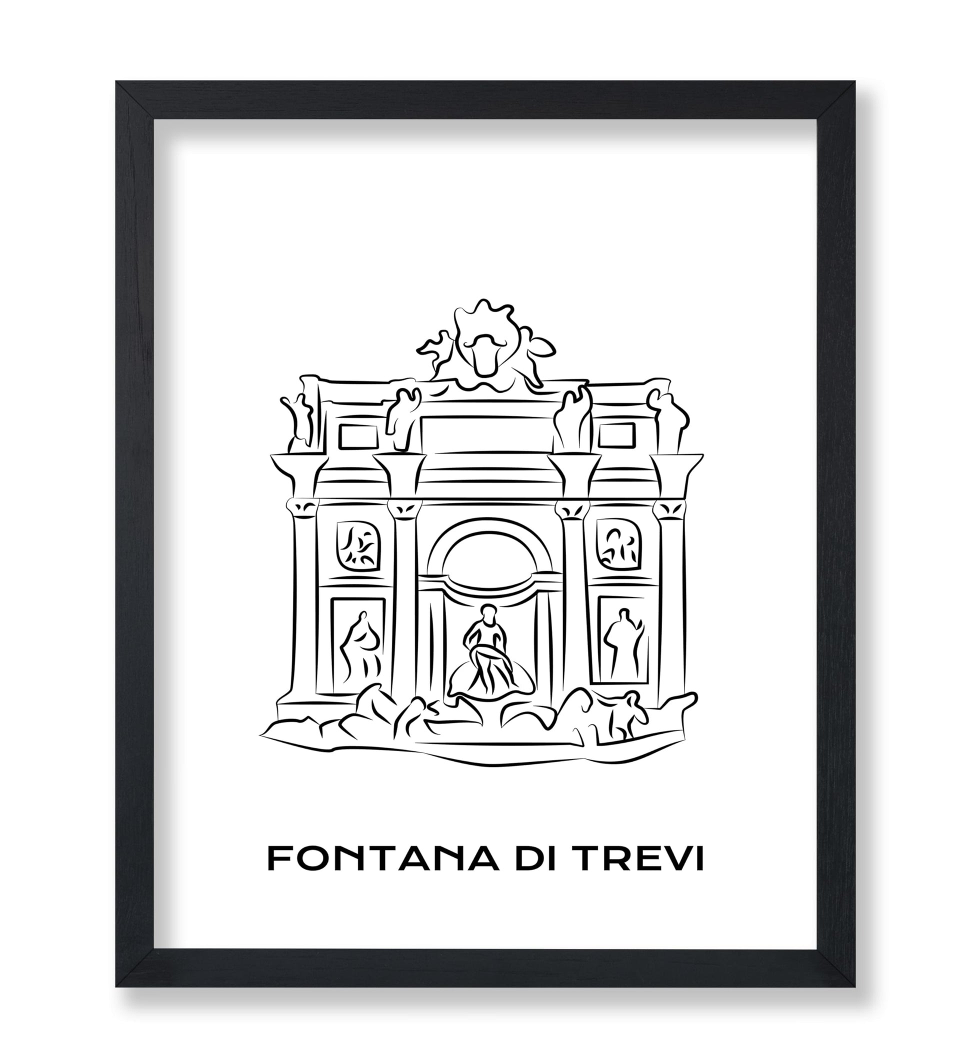Trevi Fountain Sketch