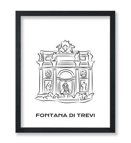 Trevi Fountain Sketch