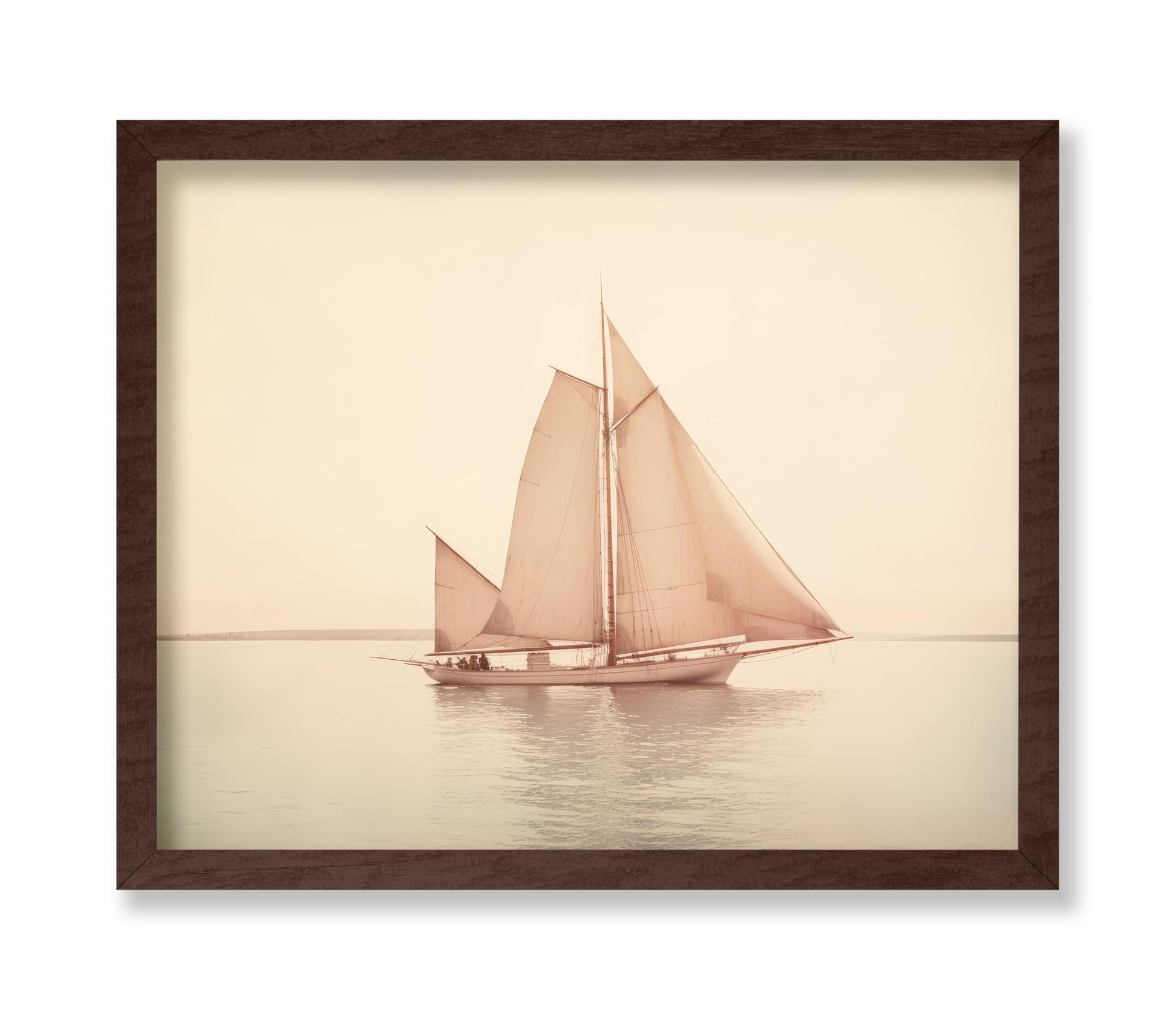 Sailing Ship on Calm Ocean
