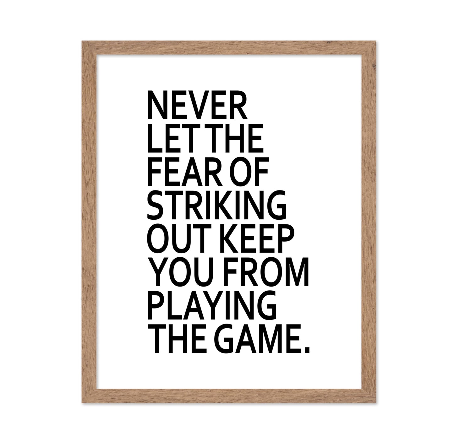 Never Let Fear